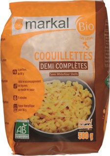 Markal Coquillettes 1/2 completes bio 500g - 1402